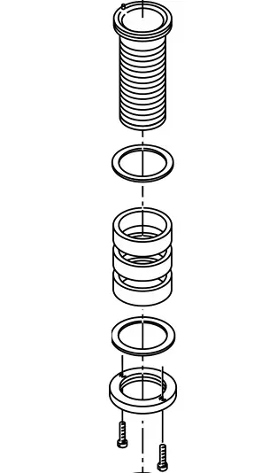 Hansgrohe Expended nut for Secuflex 96074000