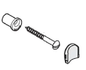 Hansgrohe Wandstuetze U A chrom 96271000