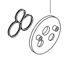 Hansgrohe Dichtung und Boden Talis 96658000