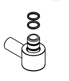 Hansgrohe Lower support element lower Raindance Connect overhead shower 98456000