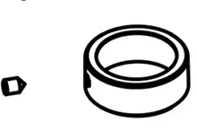 Hansgrohe Sicherungsring fuer Gelenkkugel Kopfbrause chrom 98942000