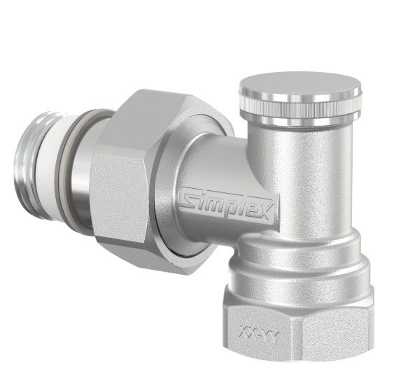 Simplex/Flamco Rücklaufverschr. Eck Typ N G1/2a x Rp1/2 MS vern. selbstd. F10382
