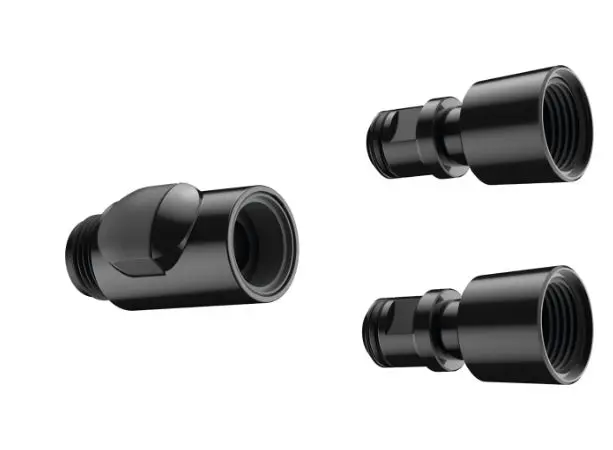Hansgrohe Coupling set DN15 for Hand showers black 28346000