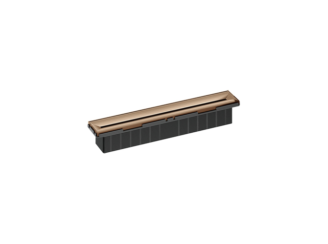 DALLMER Duschrinne Zentrix rotgold matt, 300 x 50 mm 511348