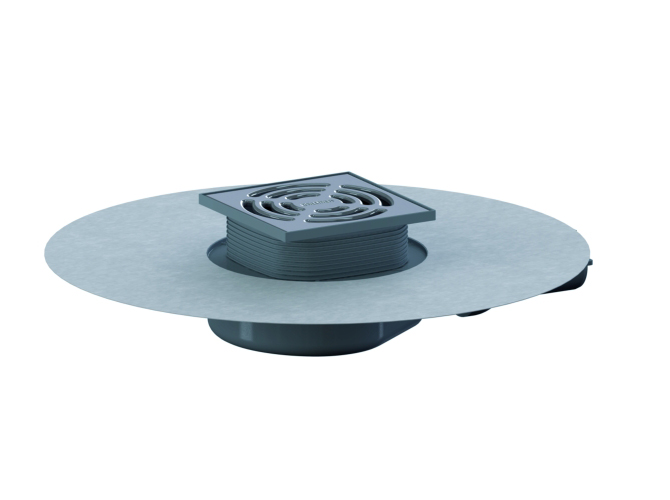 DALLMER Bodenablauf DallDrain Pure Plan  OM, DN 40, 120 x 120 mm 517609