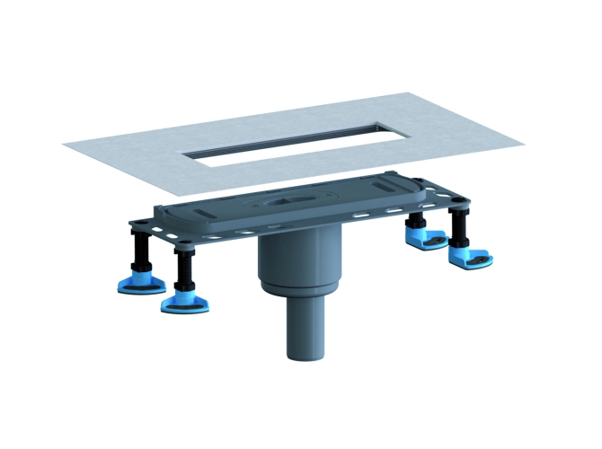 DALLMER Ablaufgehäuse DallFlex  senkrecht, DN 50 539076
