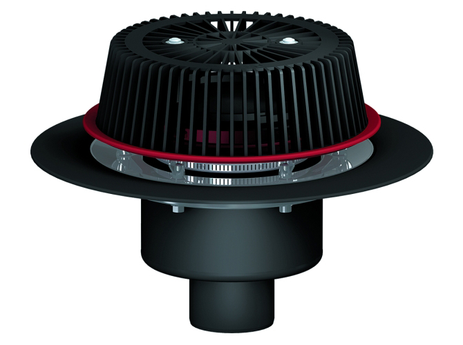 Dallmer Notablauf SuperDrain 62 mit Schraubflansch DN 70 671608