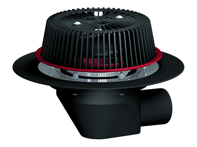 Dallmer Notablauf SuperDrain 64 mit Schraubflansch DN 70 671684