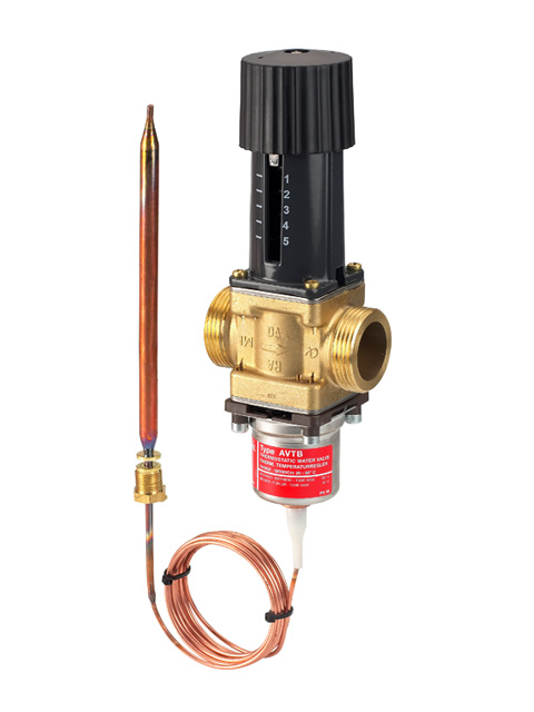 Danfoss Temperaturregler AVTB 15 G 3/4 A, 30-100 C, Kvs 1,9 003N5144