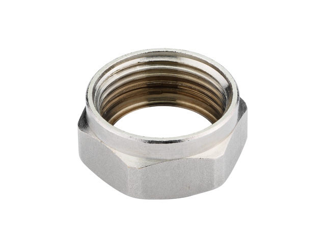 Danfoss R 5/8 Union nut for RA RAV(L) FJV RLV AVDO VMT nickel plated 013G3182