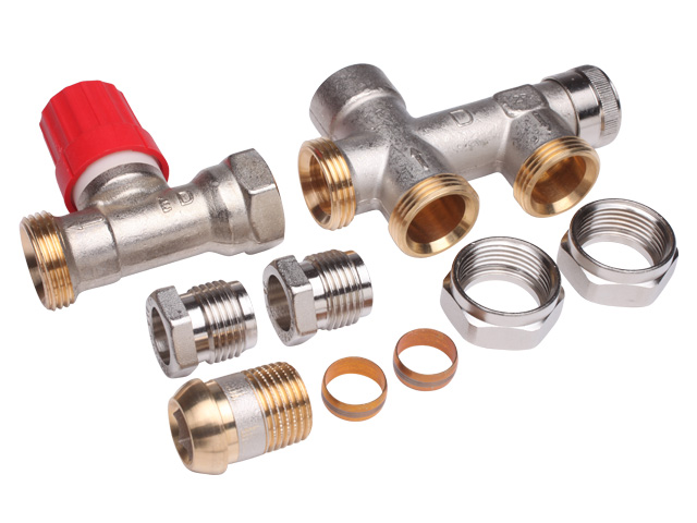 Danfoss Steigrohrventil f. 2-Rohranlagen Set RA-K HK:R 1/2 Anl.: 3/4 A 013G3342