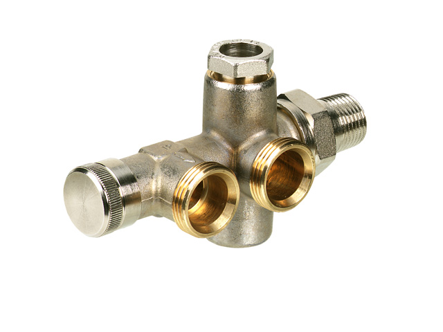 Danfoss Manifold valve RA-KW radiator: R 1/2 system: 3/4 A 013G3369