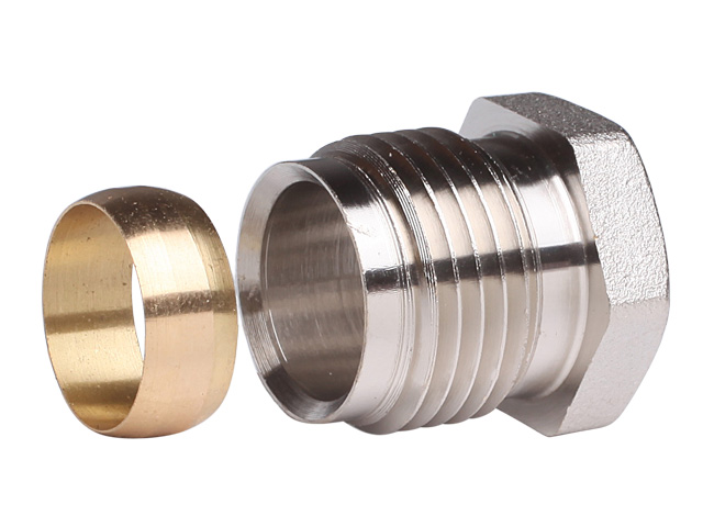 Danfoss Klemmverbinder R 1/2 A auf 15mm fuer Stahl- und Kupferrohre 013G4115
