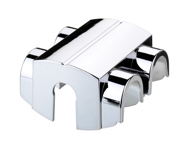 Danfoss Plastic cover for VHS straight in chrome (bath radiator) 013G4780
