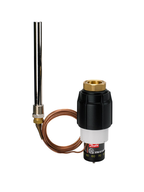 Danfoss Safety temperature monitor STM 30 - 110 C, R 3/4, with immersion pocket (MS) 065-0608