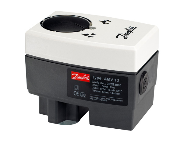 Danfoss Electrical actuator AMV13 three point control, with safety function 082G3003