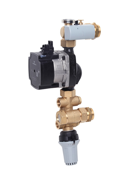 Danfoss Compact mixing shunts FHM-C1 for FBH with a low-energy, variable speed pump 088U0094