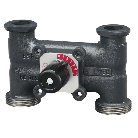 ESBE 4-Wege H-Mischer 4HG DN25, Kvs6,3, AG 1.1/2", PF 1.1/2" 11350200