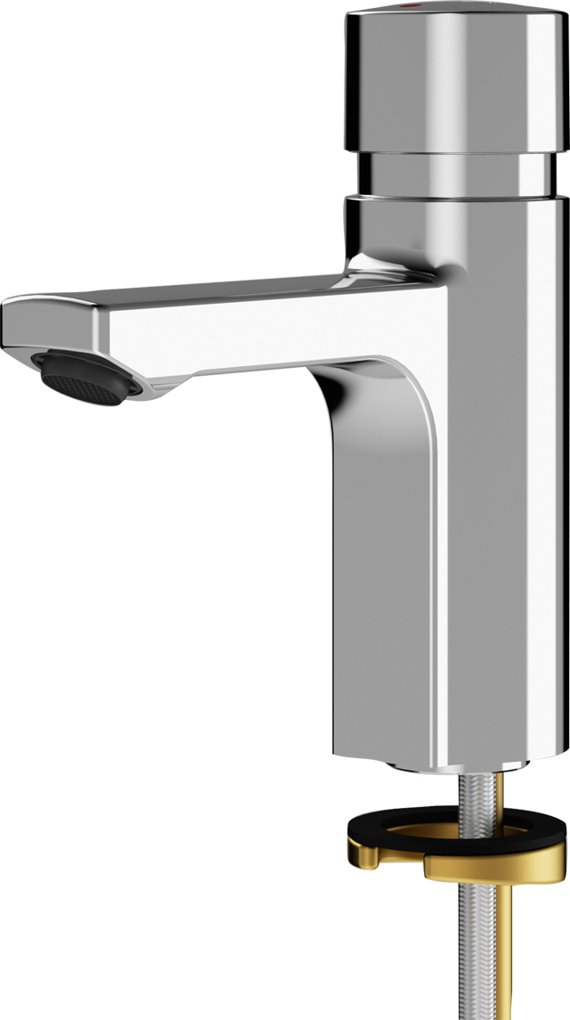 KWC Franke F5S self-closing pillar tap DN 15 for sanitary facilities. FRAMIC self-closing cartridge, hydraulically controlled 5l 2030036165