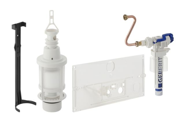 Geberit Umbauset  Unter Putz -Spuelkasten auf 200F u. Highline Modell 10.500 9 L Bj. 1970-74 215422001
