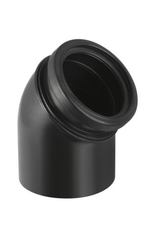 Geberit PE Wand-WC-Bogen 45  Grad DN100/90  367945161