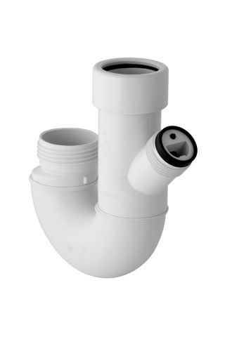 Geberit Doppelkammersiphon 40 mm PP weiss alpin 252053111