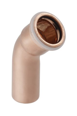 Geberit Mapress Copper Bend 45 degrees  diameter 22 inside/outside 60704