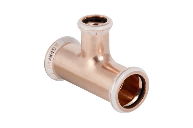 Geberit Mapress Copper T-piece reduced d 22x15x22  61256