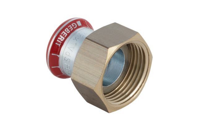 Geberit Mapress C-Stahl Anschlussverschr. flachdichtend verzinkt d 15xG3/4 25032 13x lieferbar