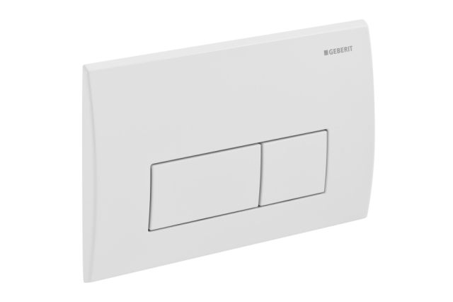 Geberit Kappa50 flush plate for dual flush from top/front chrome silk gloss  chrome-plated for dual flush 115260461