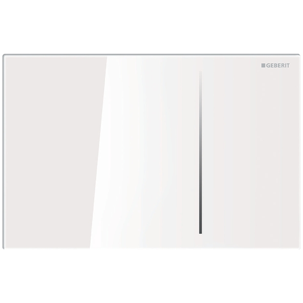 Geberit BetPl. Sigma70, für 2-Mengen-Sp. Glas weiß 115620SI1 1x lieferbar