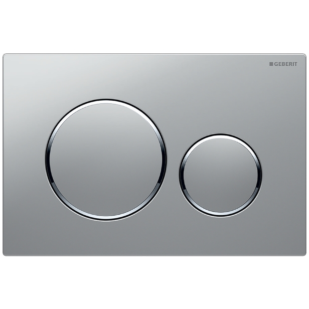 Geberit BetPl. Sigma20, für 2-Mengen-Sp. mattchrom / glanzchr / mattchr 115882KN1 1x lieferbar