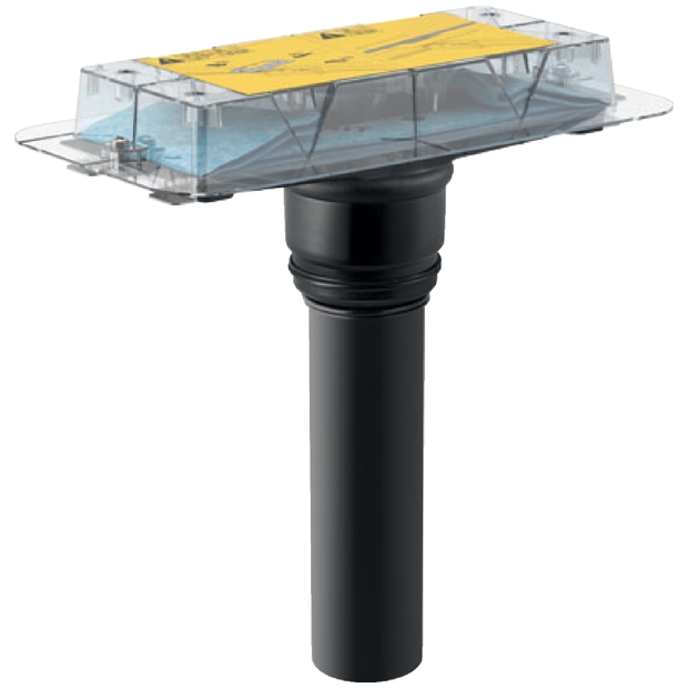 Geberit Rohbauset, zu Duschrinnen CleanLine, stockwerksdurchdringende Installation 154153001