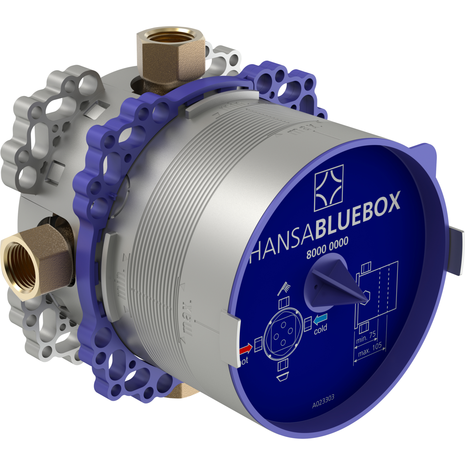 Hansa  Concealed installation-Grundh unit Hansa bluebox 8000 with without pre shut-off 80000000
