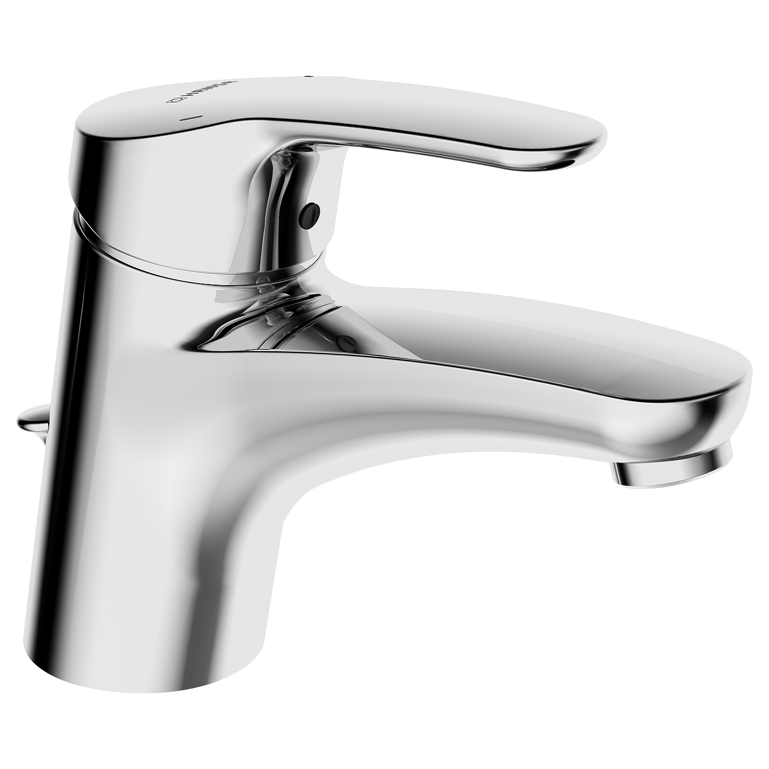Hansa  One-hole single-Lever basin mixer Hansa mix 0109, hoses, chrome-plated 01092283