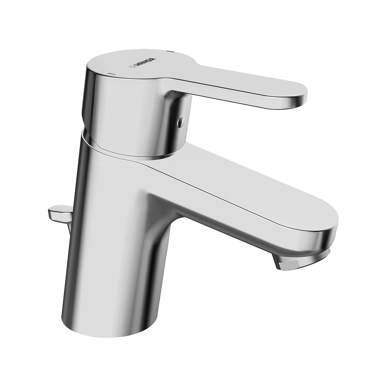 Hansa  Wall-mounted single-Lever basin mixer Hansa primo 49402203