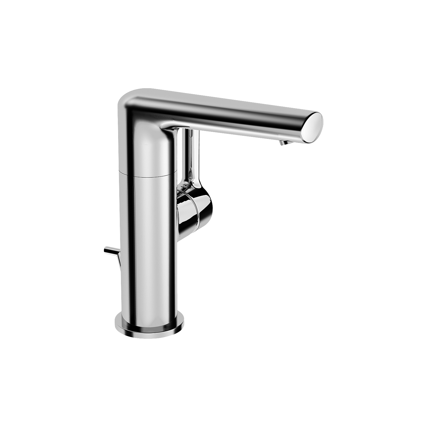 Hansa  One-hole single-Lever basin mixer Hansa ronda 5526 Lever moves sideways, chrome 55262203