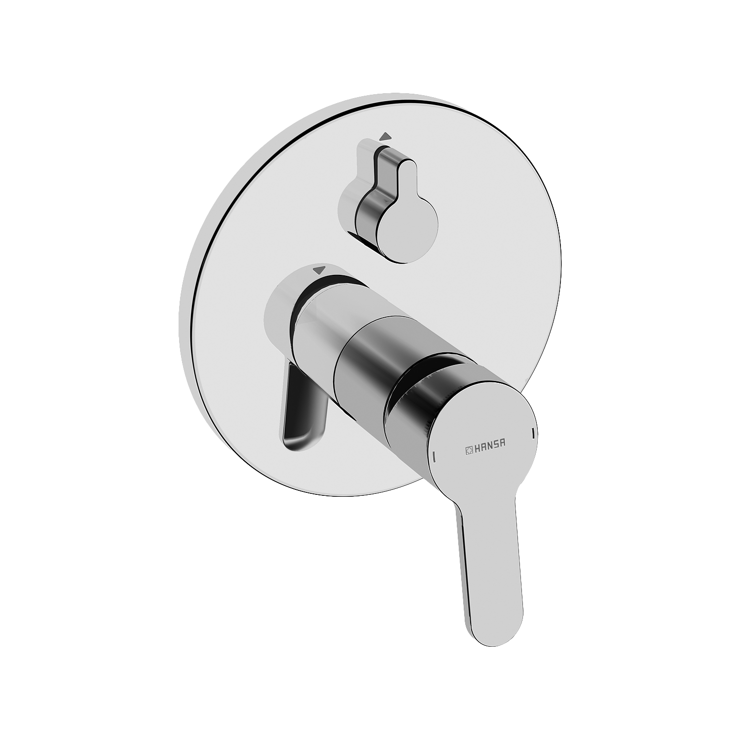 Hansa  Function unit with Decor set Single-Lever bath mixer Hansa primo 8990, chrome-plated 89909003