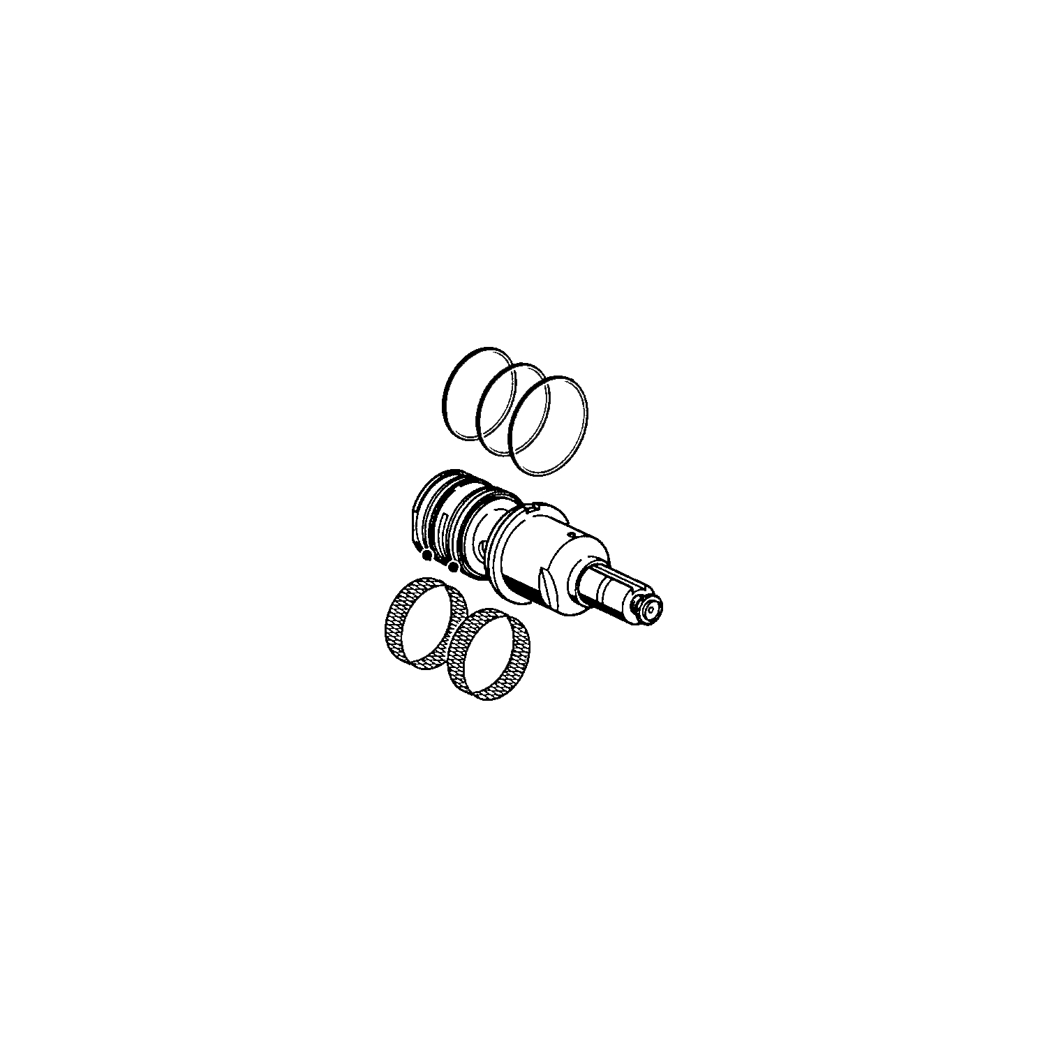 Hansa  Control piece DN20 3/4 " Concealed installation-Thermostat59912331