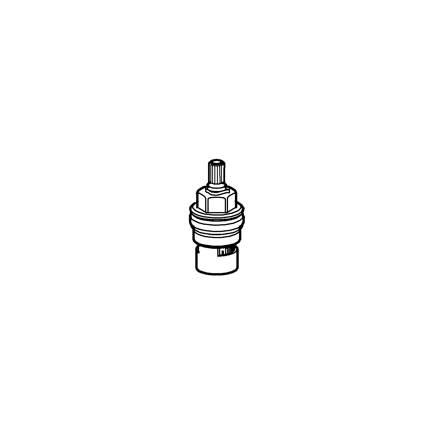 Hansa  Ceramics inset 1/2 " 90 degrees 59913491