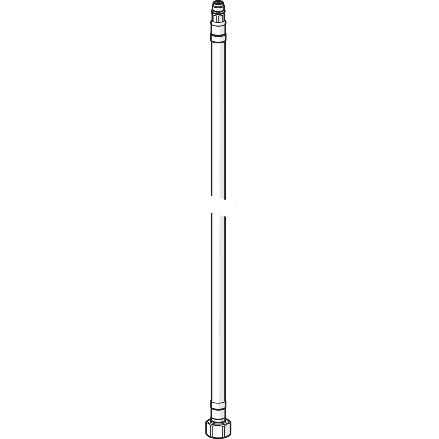 Hansa Druckschlauch M10 x 1 - G3/8, 620 mm  59914289