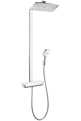 Hansgrohe Raindance Select E360 1jet white/chr KB Raindance E Air 360mm Showerpipe EcoSmart 27286400
