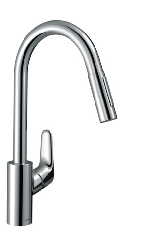 Hansgrohe Spültischmischer 240 mit sBox Ausziehbrause M4116-H240 chrom 73880000