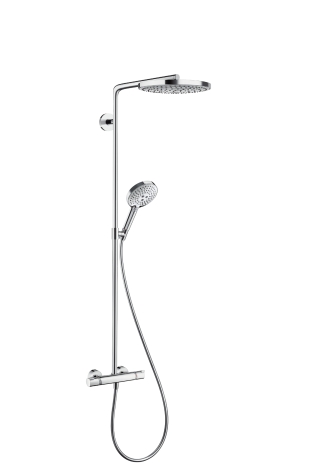 Hansgrohe Showerpipe Raindance Select chrom mit Kopfbrause Raindance S 240 2jet 27129000