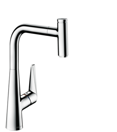 Hansgrohe Spültischmischer 300 Select mit sBox Ausziehauslauf M5115-H300 chrom 73853000