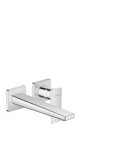 Hansgrohe 2-Loch Waschtischarmatur Unterputz Metropol F-Set chrom langer Auslauf 32526000