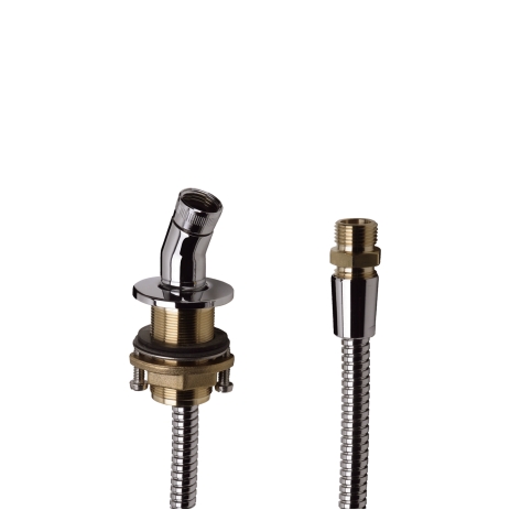 Hansgrohe Brausehalter mit Schlauch 2000mm chrom fuer Wannenrand 28307000