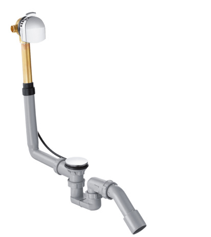 Hansgrohe Ab-u.Ueberlaufgarnitur Exafill Plus Komplettset fuer Normalwannen 58123000