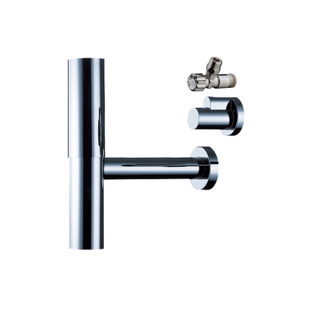 Hansgrohe Siphon Flowstar komplett chrom mit zwei Eckventilen und Schubern 52120000 1x lieferbar