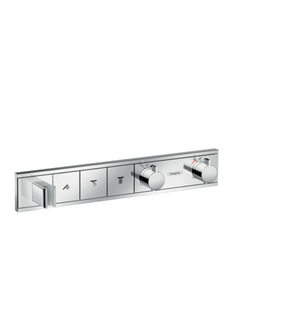 Hansgrohe Thermostat Unterputz RainSelect Fertigset 3 Verbraucher chrom 15356000